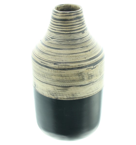 Dekorative Vase mit Streifenmuster