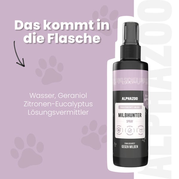 alphazoo MilbHunter Milbenspray für Hunde 250ml