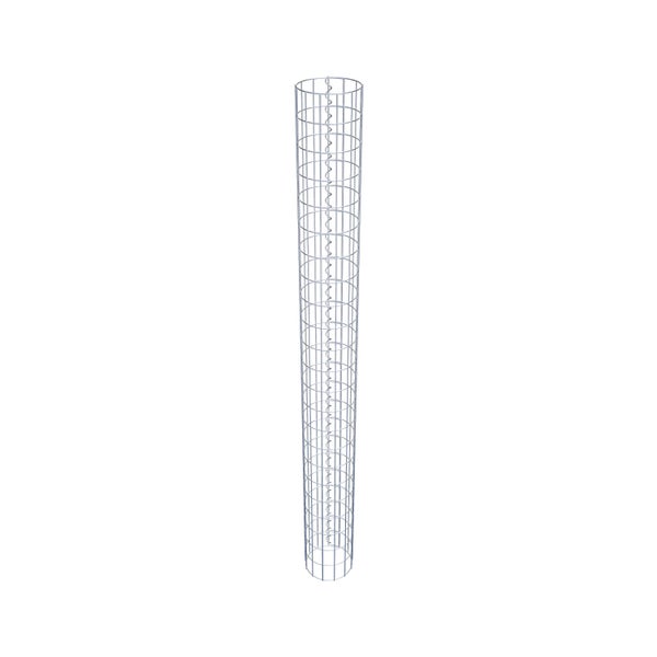Gabionensäule Durchmesser 22 cm, MW 5 x 10 cm rund - Höhe: 2,30 m