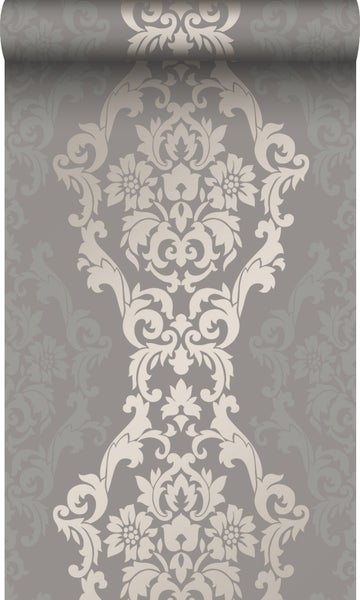 Origin Wallcoverings Tapete Ornamente Taupe und Bronze - 53 cm x 10.05 m - 346212
