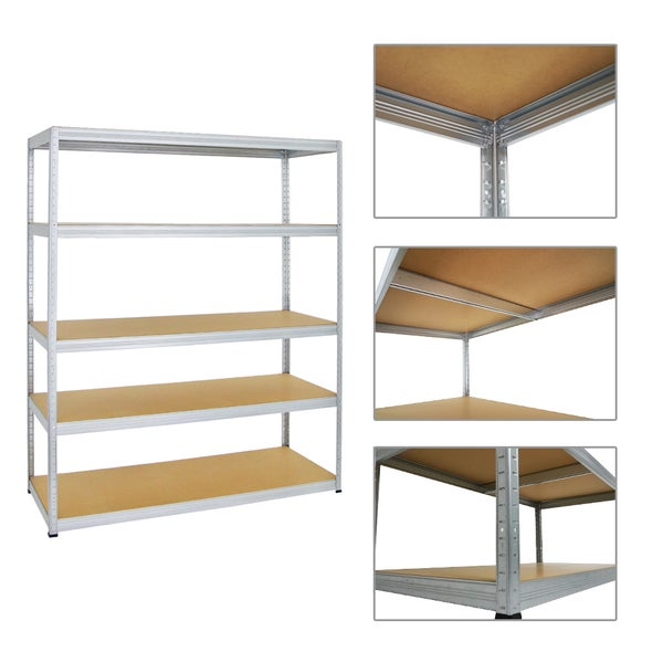 PROREGAL Mega Deal 2x Schwerlastregal Giant Elephant HxBxT 180 x 150 x 60 cm Fachlast 200 kg Verzinkt