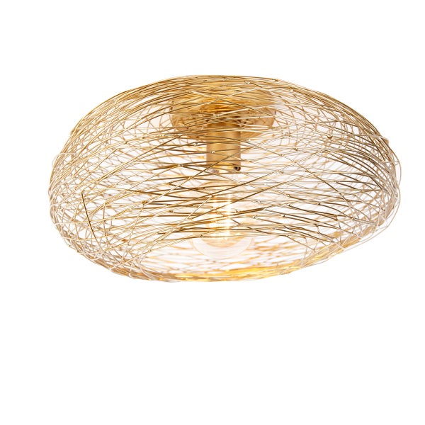 Deckenleuchte aus Metalldraht