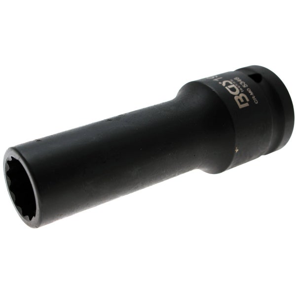 BGS Kraft-Steckschlüssel-Einsatz Zwölfkant tief Antrieb Innenvierkant 20 mm (3/4) SW 19 mm - 5346