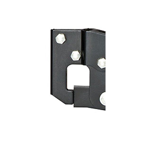 Detailansicht eines Beschlags mit Schrauben