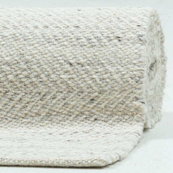 Handgewebter stilvoller Kelim im skandinavischen Style Beige - 70x140 cm