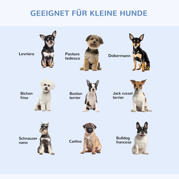 PawHut Hundekäfig, Transportkäfig, 76 x 46 x 52 cm, Metall, Schwarz