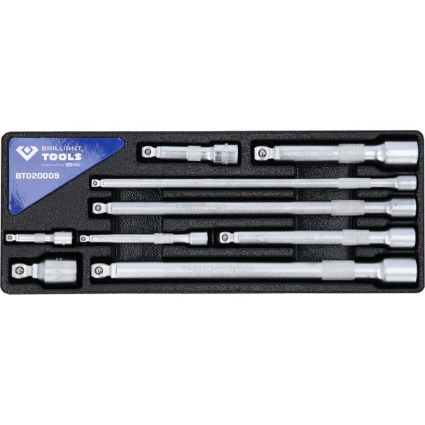 Brilliant Tools Steckschlüssel-Verlängerungs-Satz in Aufbewahrungsbox