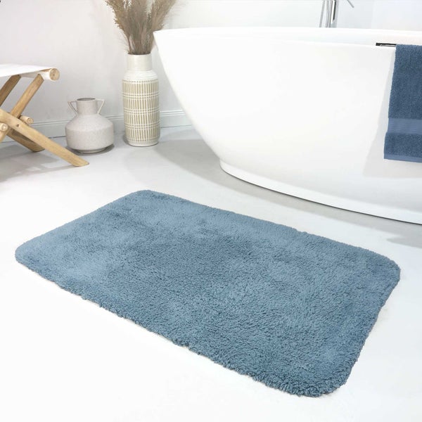 Badteppich Blau Ole WECONhome Basics 70x120 cm