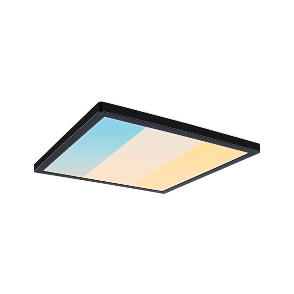 LED Panel Atria Shine IP44 eckig 298x298mm 15,7W 2100lm 3000 - 6500K Schwarz