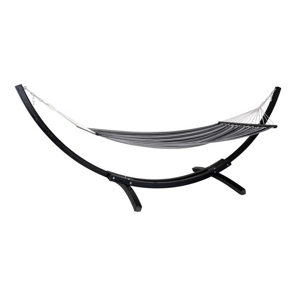 Tripoli Hängematte Garten grau,schwarz. 120 X 320 X 117 cm