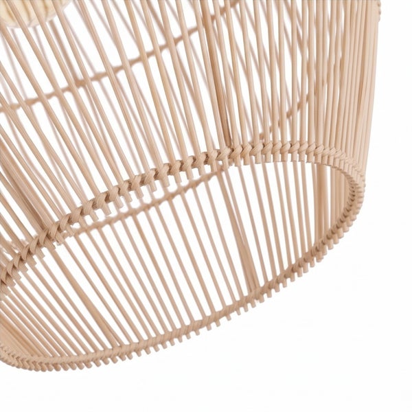 Lampenschirm aus Rattan in Flechtoptik für Hängeleuchten