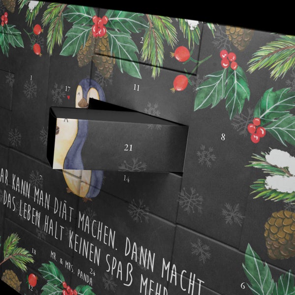 Mr. & Mrs. Panda Befüllbarer Adventskalender Pinguin Diät - Schwarz