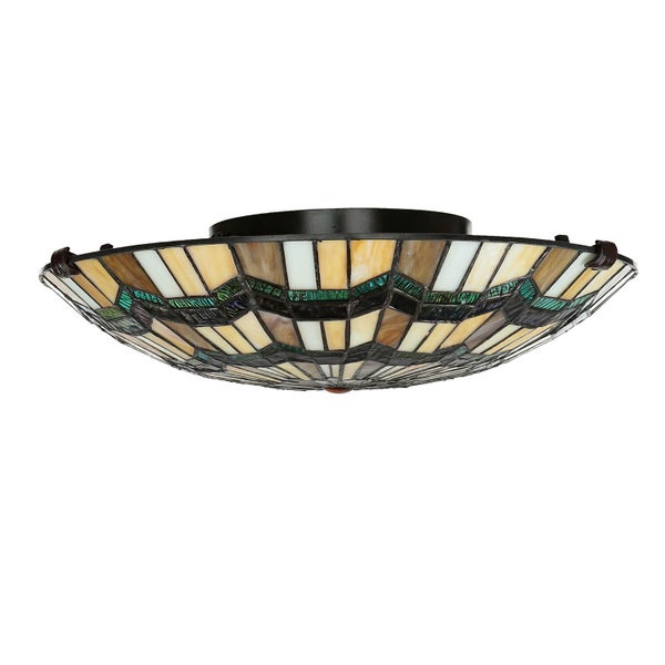 Tiffany Deckenleuchte mit Glasmosaik