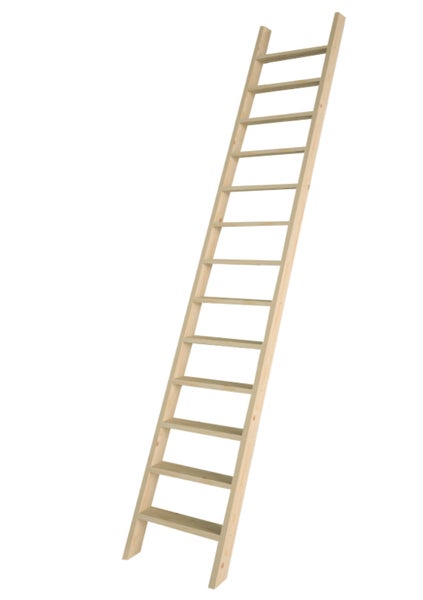 Platzsparende Müllertreppe MGS50 | 50cm breit | Höhe 275 cm