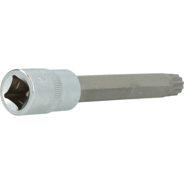 BRILLIANT TOOLS 1/2 Vielzahn-Bit-Stecknuss 140 mm lang M14 - BT022956