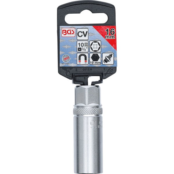 BGS Technic Zündkerzenschlüssel, 16 Millimeter