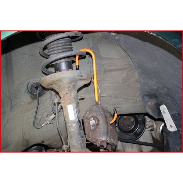 Zwei orangefarbene KS Tools Haken 150.2235