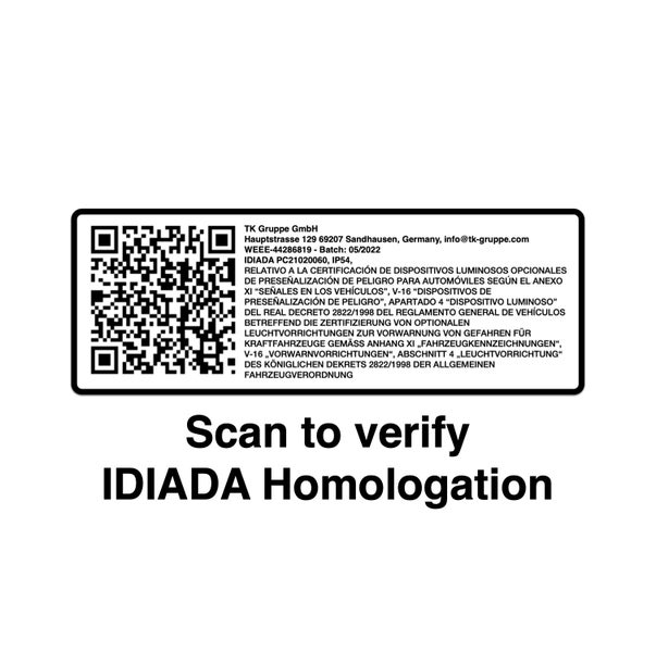 IDIADA Homologationsscan zur Verifizierung