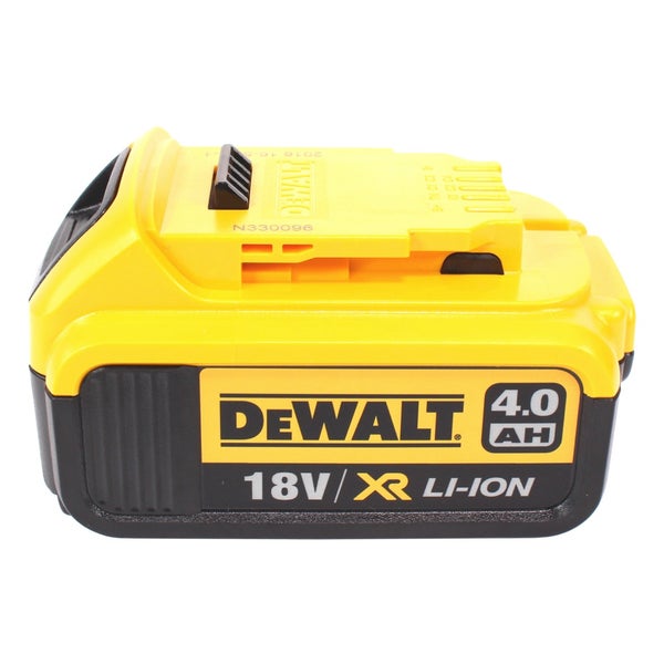 DeWalt 18 Volt Lithium-Ionen-Akku mit einer Kapazität von 4,0 Amperestunden.