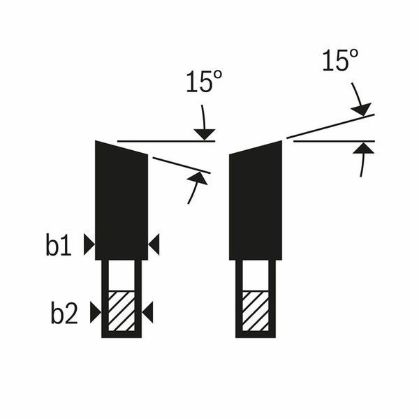 Bosch Kreissägeblatt für Akkusägen Expert for Wood, 254 x 2,1/1,6 x 30, 48 Zähne - 2608644686