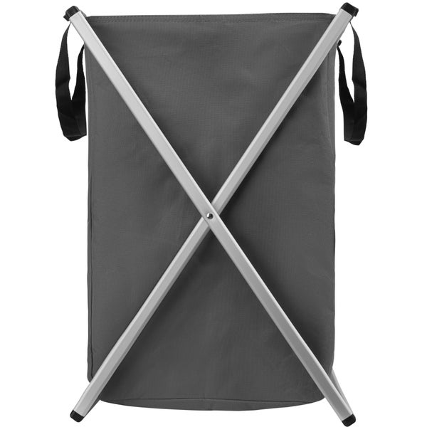 Wäschesortierer tectake  mit Aluminiumgestell inklusive Netzabdeckung, 65 x 37,5 x 56,5 cm