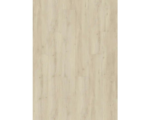 Nahaufnahme von hellem Laminatboden mit Holzstruktur