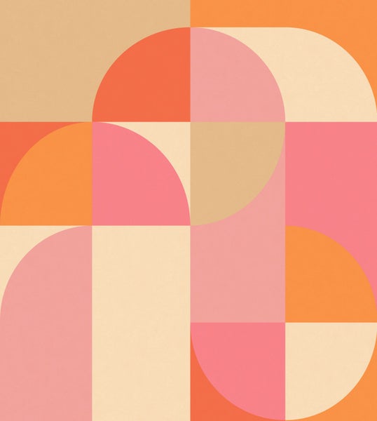 Abstrakte Grafik mit geometrischen Formen