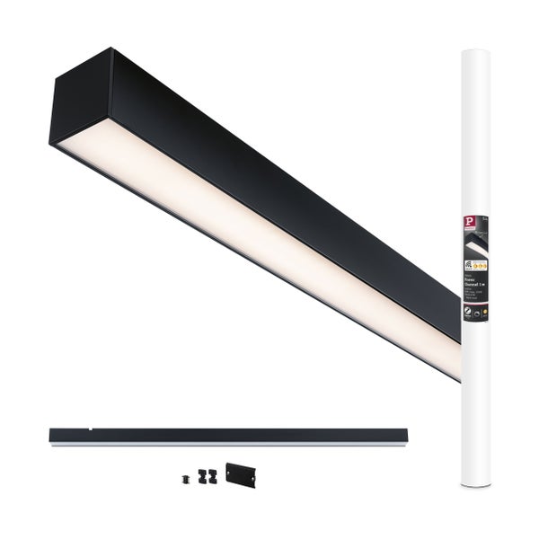 Linion Power Channel Einspeisung Zigbee 17W 1040 lm 3000 K 1,0 m max. 124W signalschwarz 230/24V AC/DC
