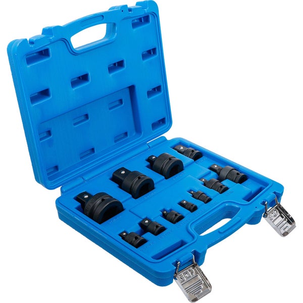 Steckschlüssel Adapter Set in einem blauen Kunststoffkoffer