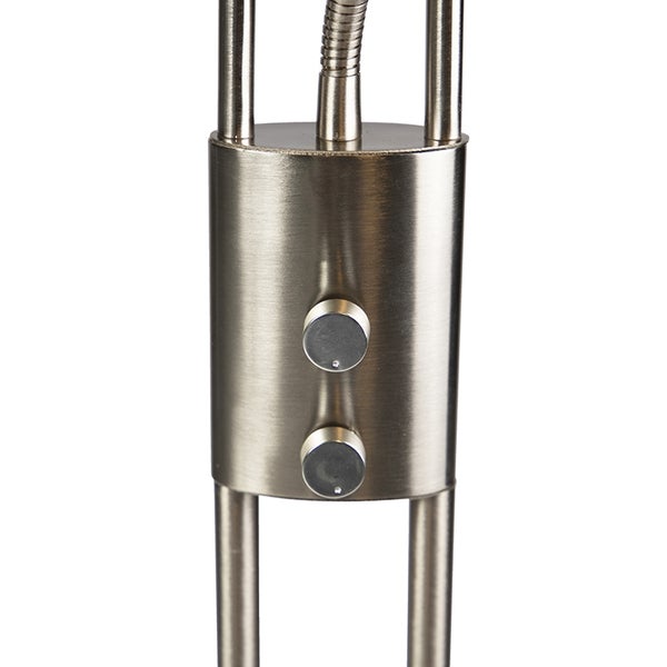 Detailaufnahme einer Stehlampe mit zwei Schaltern