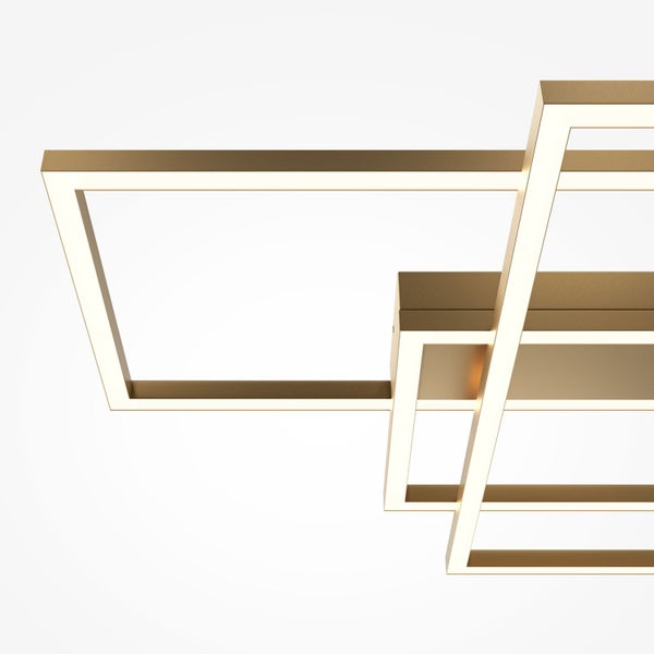 Moderne LED Deckenleuchte mit geometrischen Formen für Innenräume