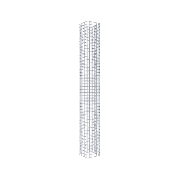 Gabionensäule 27 x 27 cm MW 5 x 5 cm eckig - Höhe: 2,30 m