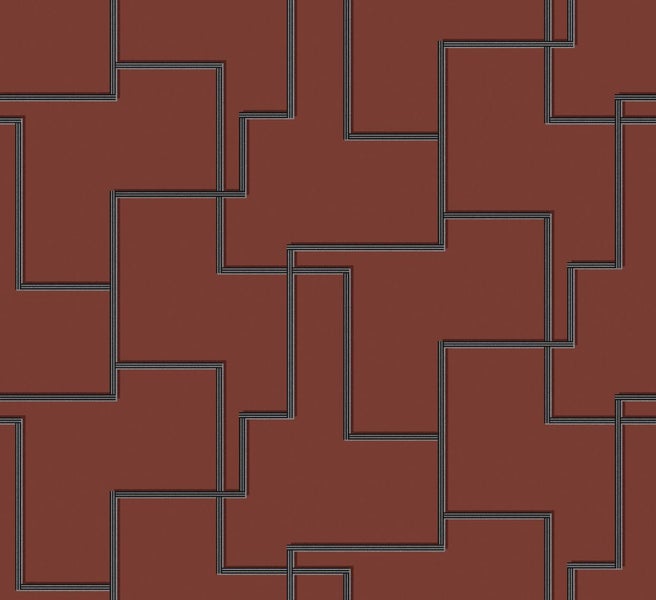 Küche mit Kochinsel, Tafel und Holzkisten für Lebensmittel