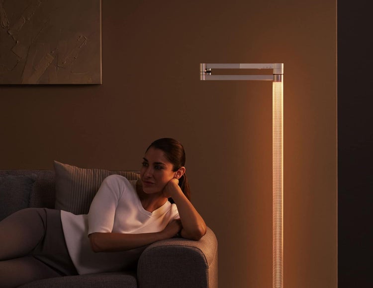 Dyson Solarcycle Morph LED Stehlampe Wohnzimmer 4in1, Stehleuchte schwarz - 125 x 46,5 x 30,1 cm, Lampe Leuchte