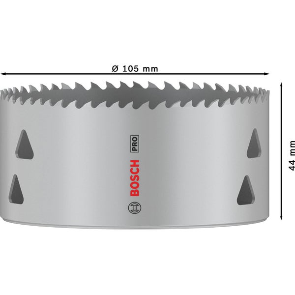 Bosch PRO Multi Material Lochsäge 105 mm mit Gewinde - 2608901535