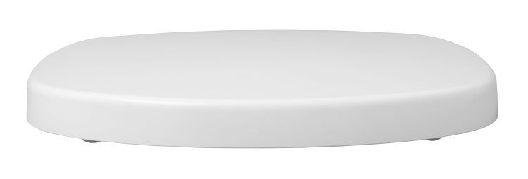 Calmwaters WC-Sitz für Ideal Standard Connect | Toilettensitz Absenkautomatik | Duroplast | Take-Off & Top-Fix | Überlappend | Edelstahlscharnier | Made in EU | Weiß | 26LP6261