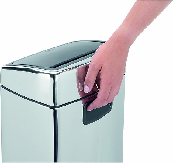 PROREGAL Robuster Wertstoffsammler Mit Einwurfklappe Für Papier Fahrbar 69 Liter HxBxT 105 x 45,5 x 45,5 cm Verzinkter Stahl Blau