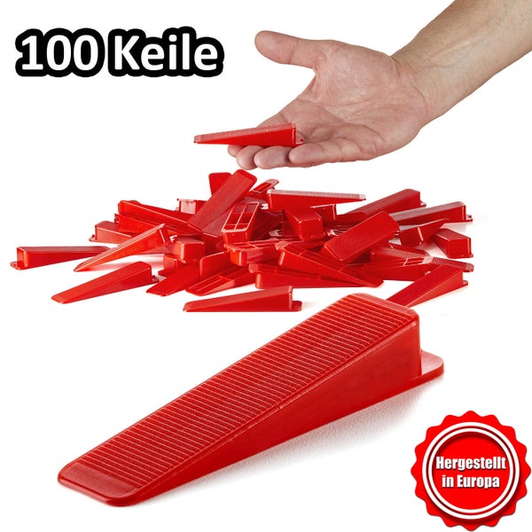 100 Kunststoffkeile im Set