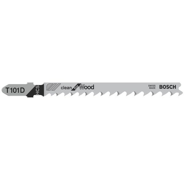 Bosch 100x Stichsägeblatt T 101 D Clean for Wood - 2608637877