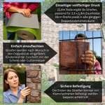 Sichtschutzstreifen aus Kunststoff für Doppelstabmattenzäune: einfache Montage, sichere Befestigung