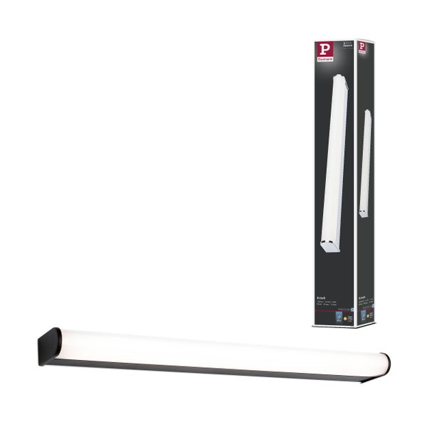Selection Bathroom LED Wandleuchte Arneb IP44 3000K 1000lm 230V 12,5W Schwarz