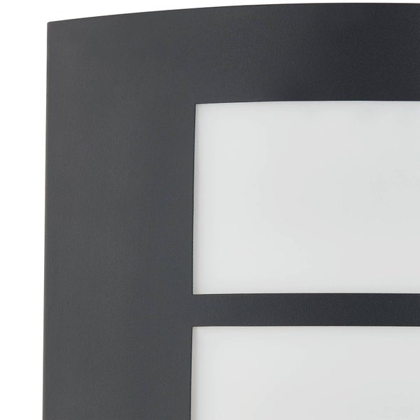 Lindby Vimal (spritzwassergeschützt (Modern) in Schwarz aus Aluminium (1 flammig, E27)