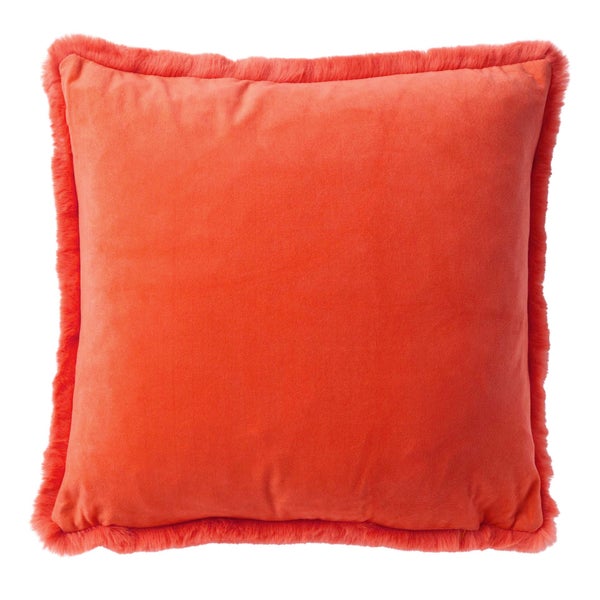 Zaya Kissenbezug - Bont look 45x45 cm, Orange