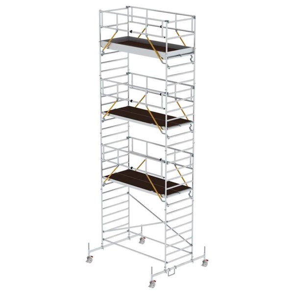 MUNK Rollgerüst SG mit Doppelplattform 1,35x3,00m Plattform 9,74m AH