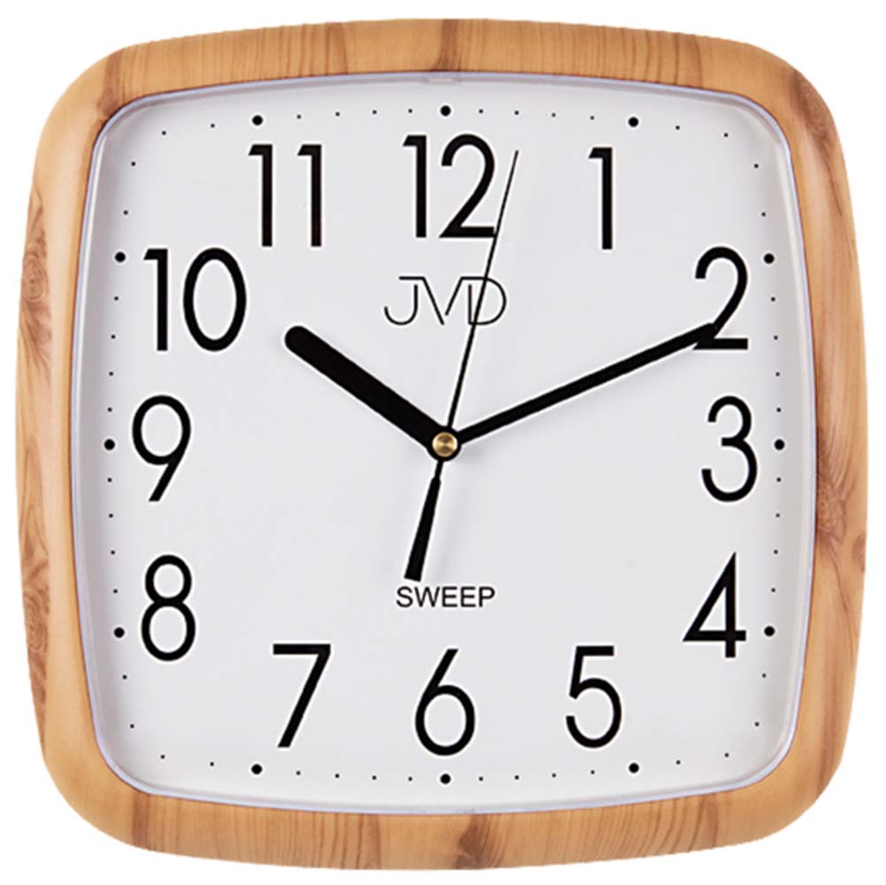 JVD Wanduhr H615.3 | Wanduhren klassisch | Geräuschlose Uhren