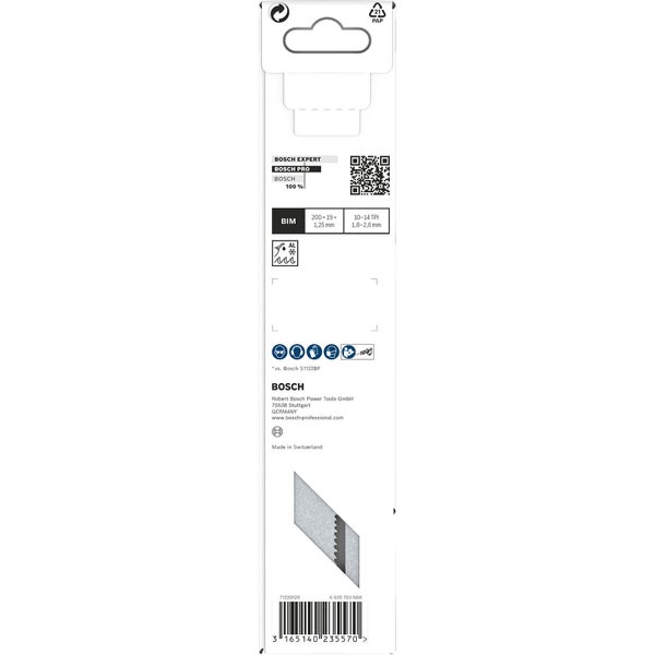 Bosch PRO Metal Demolition S1025VF Blatt 1,25 x 19 x 200 mm 5-tlg. - 2608656265
