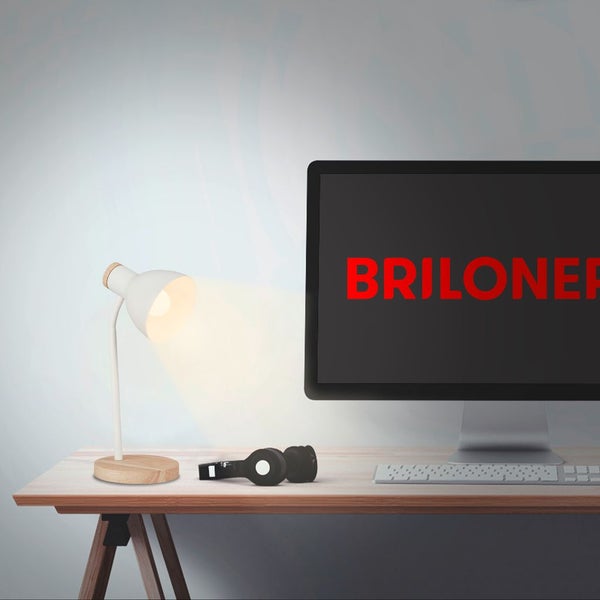 Tischlampe Tischleuchte Büro Schlafzimmer Kabelschalter Schwenkbar Flur