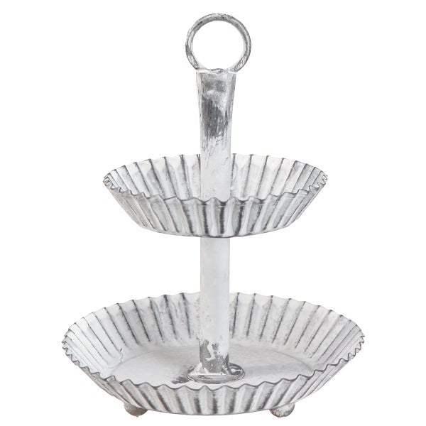 Etagere mit zwei Ablageflächen