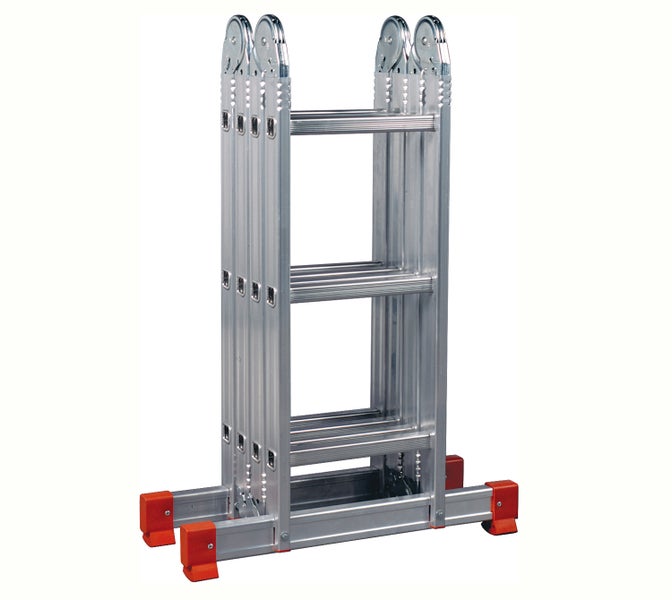 Aluminium Mehrzweckleiter im zusammengeklappten Zustand