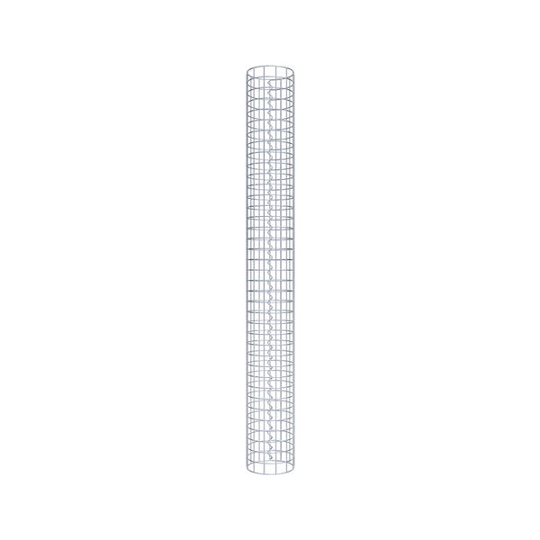 Gabionensäule Durchmesser 22 cm MW 5 x 5 cm rund - Höhe: 190 cm